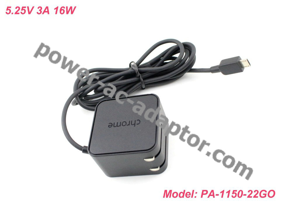 Original 5.25V 3A HP PA-1150-22GO GOOGLE Chromebook AC Adapter - Click Image to Close